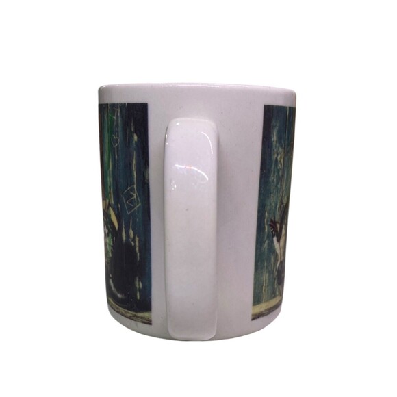 Leanin' Tree Coffee Mug Cup Let Er’ Buck Cowboy Boots MGW 188 Year 1993 - Picture 3 of 9